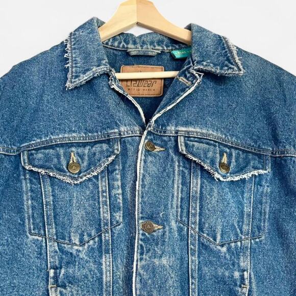 Upcycled OOAK Denim Jacket- Size Medium, NWT - Picture 2 of 6